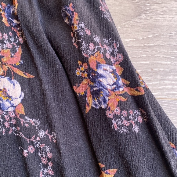 Free People S  Tree Swing Tank Top Tunic Dress Sleeveless Keyhole Raven Black. - Picture 13 of 15